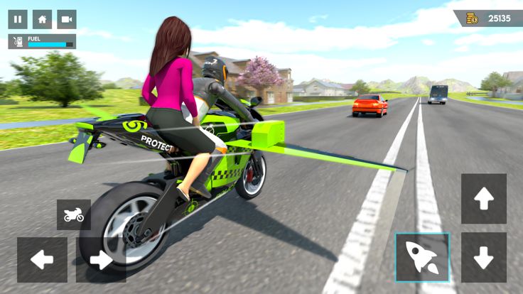 Flying Motorbike Driving Sim游戏截图