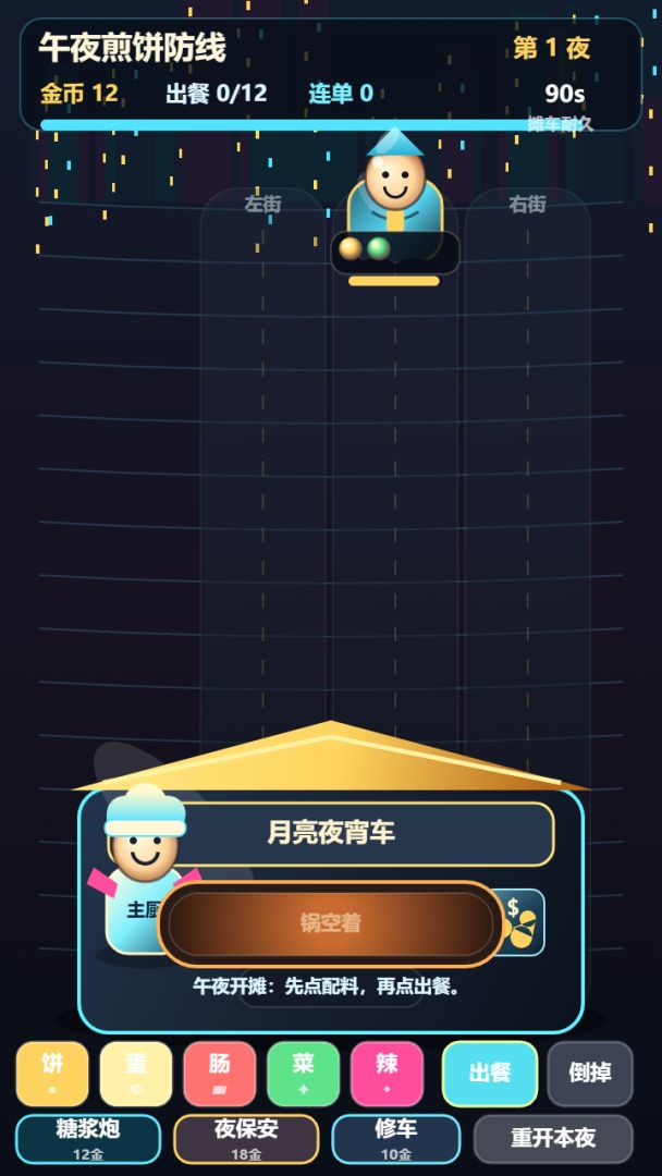 午夜煎饼防线游戏截图