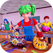 High School Days Girl Life 3Dicon