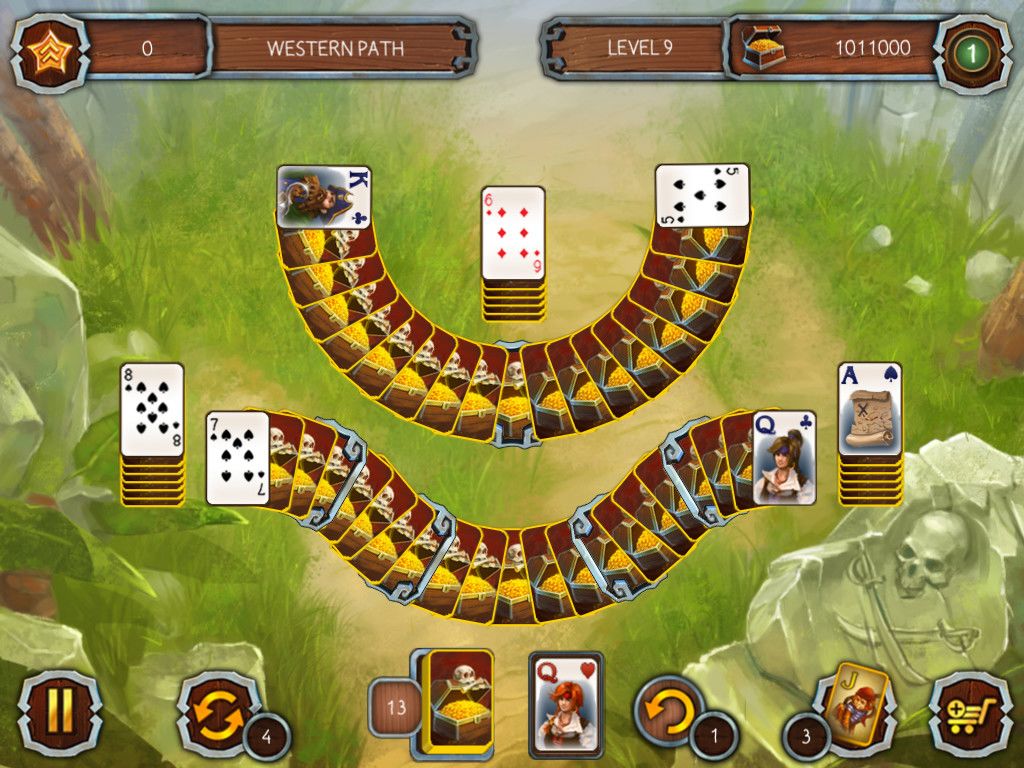 Solitaire Legend of the Pirates 3游戏截图