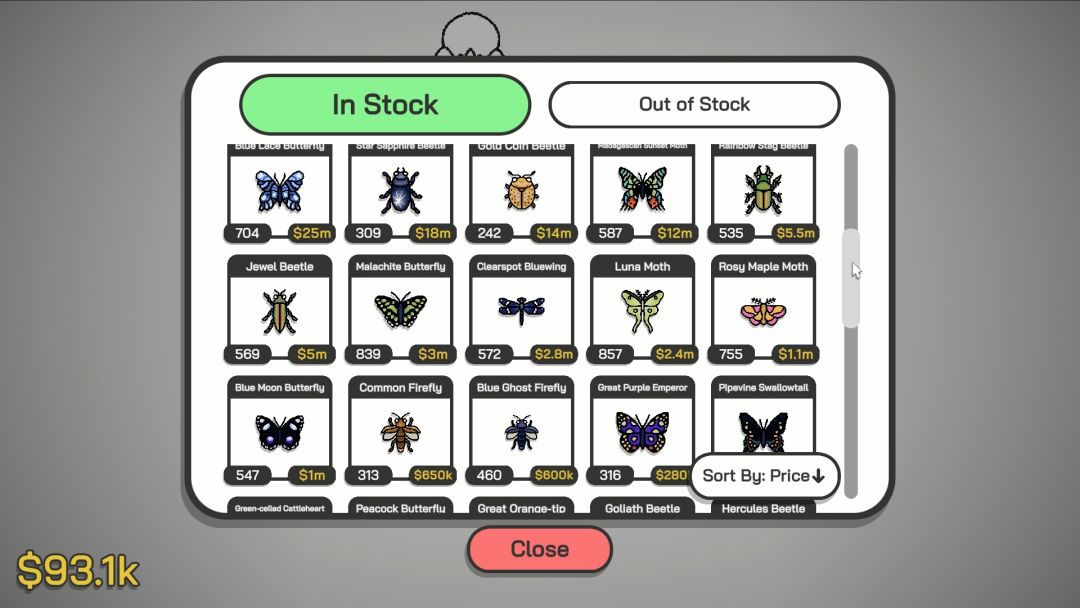 Budgie's Bug Shop游戏截图