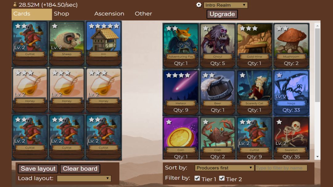 Creature Card Idle游戏截图