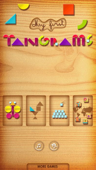 My First Tangrams - A Wood Tangram Puzzle Game for Kids游戏截图