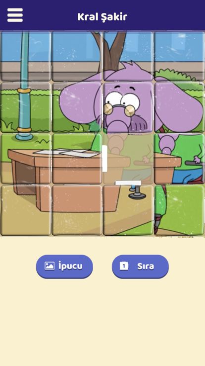 Kral Şakir - Kaydırmalı Puzzle游戏截图