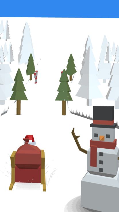 Xmas Santa Mad Sleigh Run游戏截图