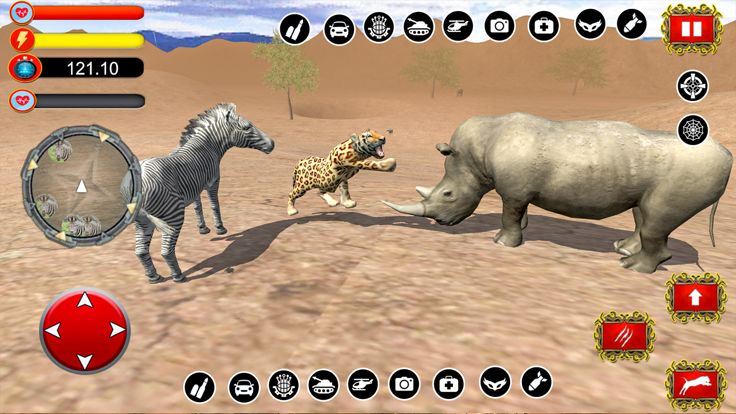 Wild Cheetah Animal Simulator游戏截图