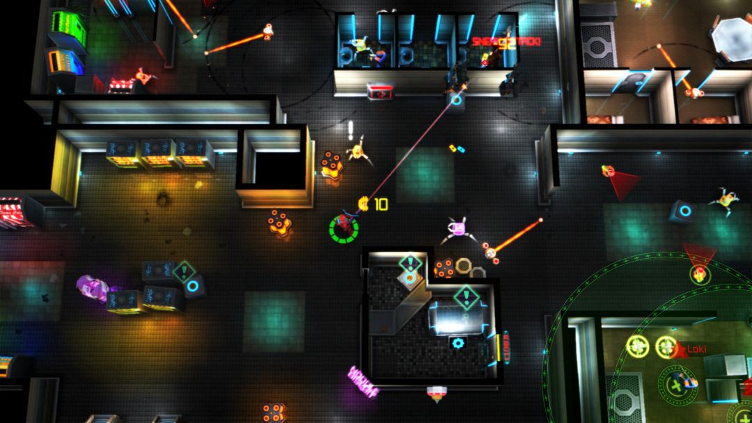 Neon Chrome游戏截图
