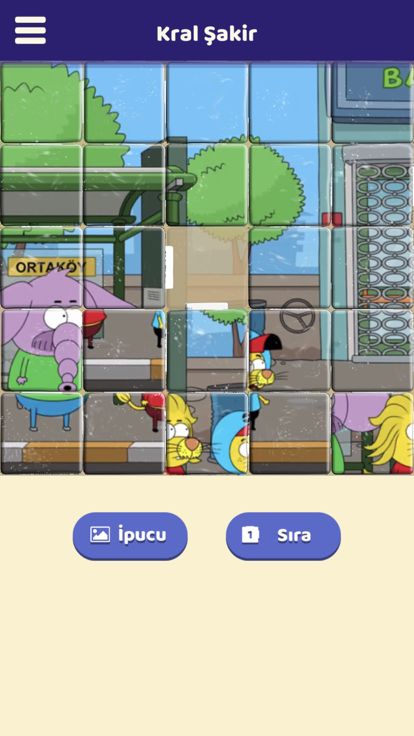 Kral Şakir - Kaydırmalı Puzzle游戏截图