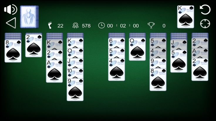 蜘蛛纸牌 SpiderCard游戏截图