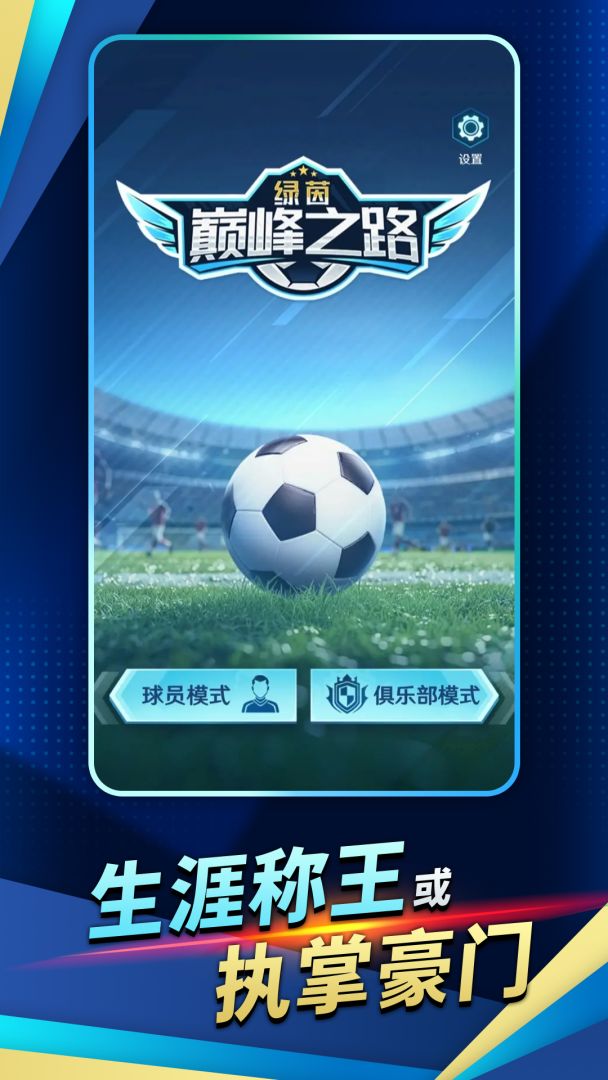 绿茵巅峰之路游戏截图