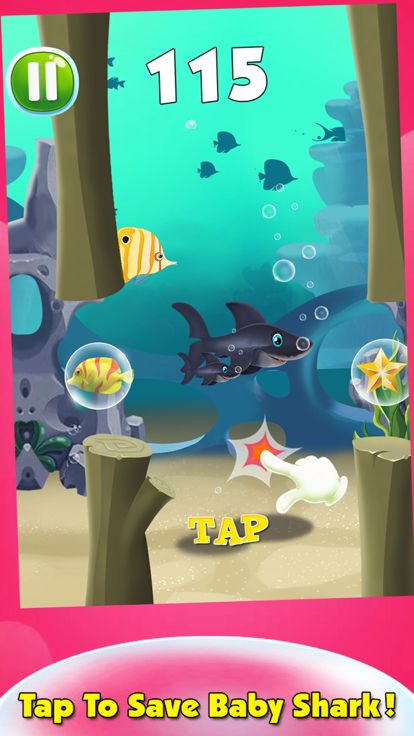 Baby & Mommy Shark Run Fun Do游戏截图