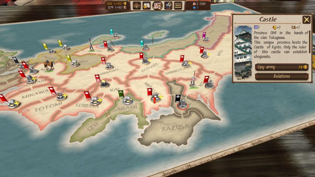 Shogun's Empire: Hex Commander游戏截图