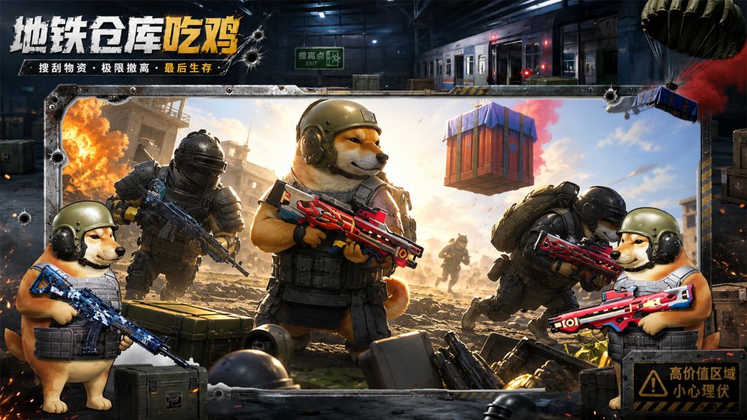 地铁仓库吃鸡游戏截图
