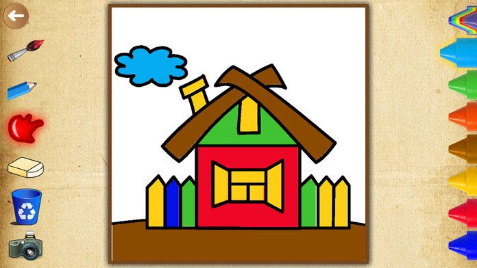 图画书和绘画游戏为幼儿HD - 七彩儿童教育绘画比赛为小孩男孩和女孩1+游戏截图