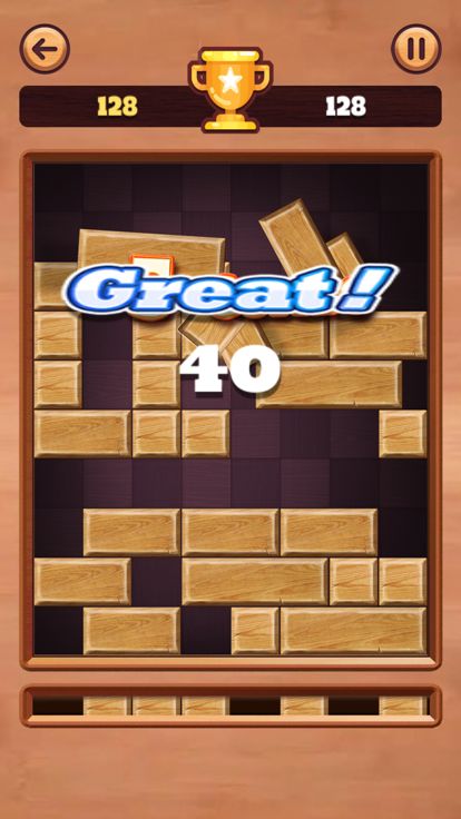 Wood Drop: Slide Block Puzzle游戏截图