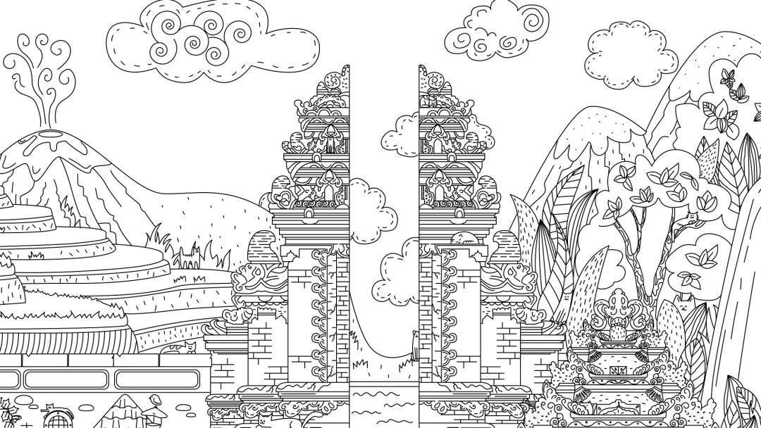 藏在巴厘岛的猫游戏截图