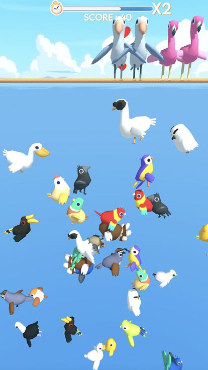 Fly Match 3D - LoveBird Master游戏截图
