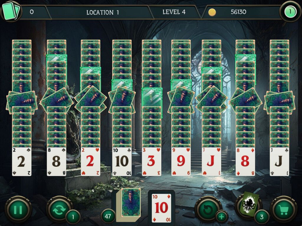 Mystery Solitaire. Cthulhu Mythos 3游戏截图
