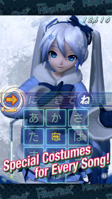Miku Flick游戏截图