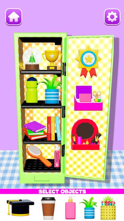 DIY 储物柜：装饰趣味艺术游戏游戏截图