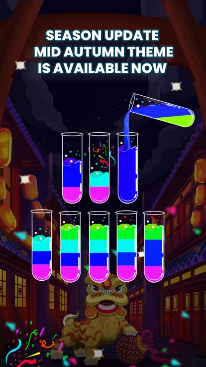 Water Sort - Brain Puzzle Game游戏截图