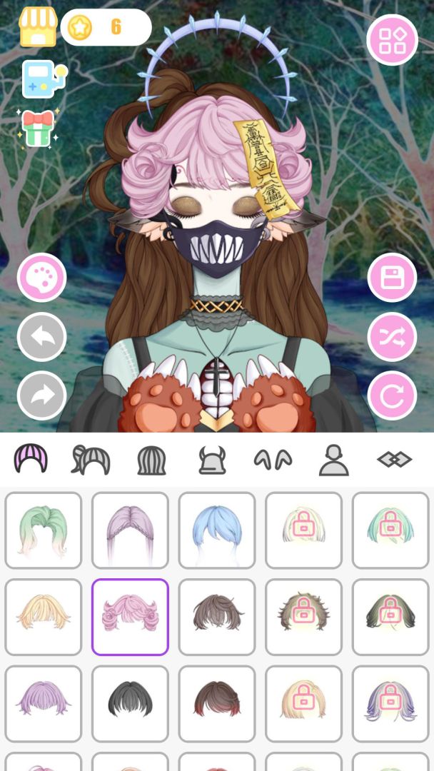 怪物女孩换装平台游戏截图