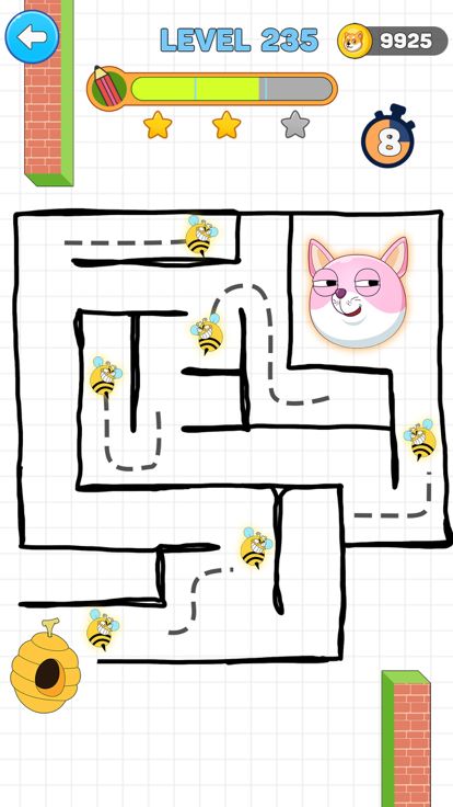 Save The Dogi - Dog Bee Draw游戏截图