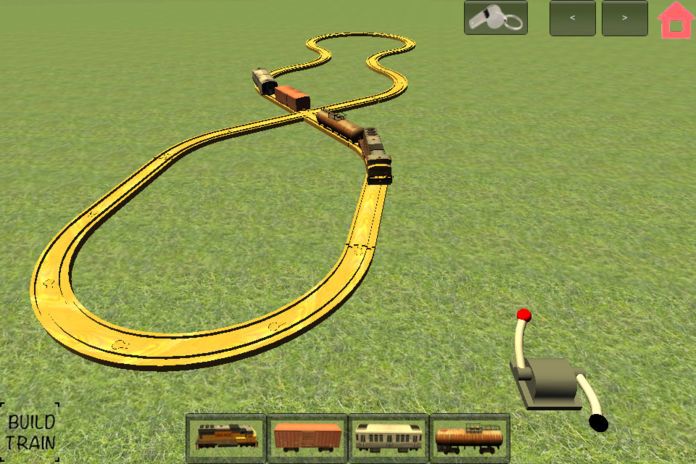 Kids Train Construction Set游戏截图