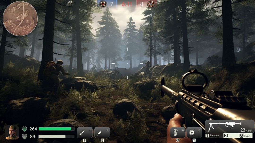 Frontline 1942: 第二次世界大战的战役游戏截图