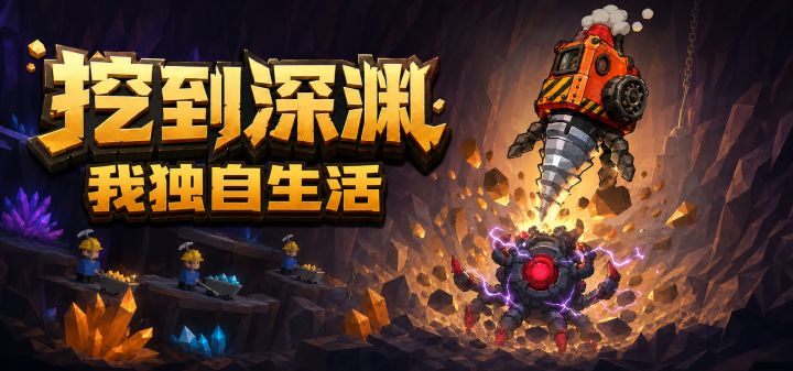 挖到深渊：我独自生活 封面