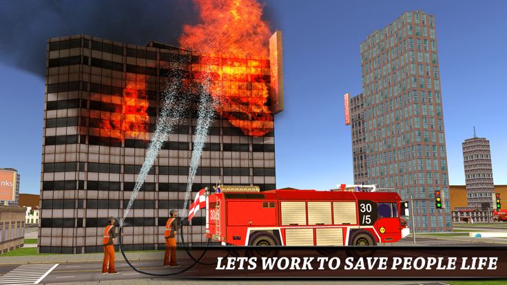 Fire Fighter Truck Simulator游戏截图