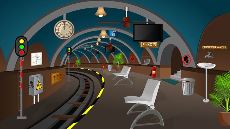 Railway Waiting Room Escape游戏截图