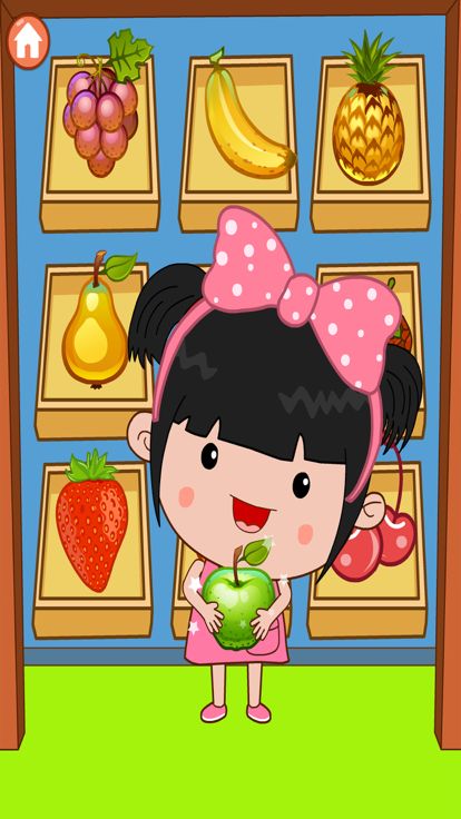 丫丫认水果-水果卡片认知游戏大全游戏截图