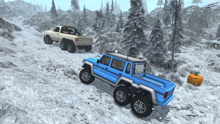 Snow Driving Simulator游戏截图