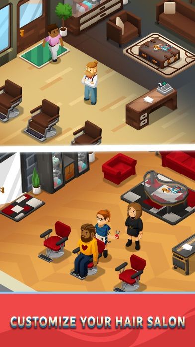 Idle Barber Shop Tycoon - Game游戏截图