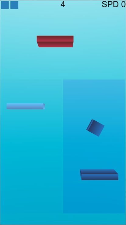 立方体下落游戏截图