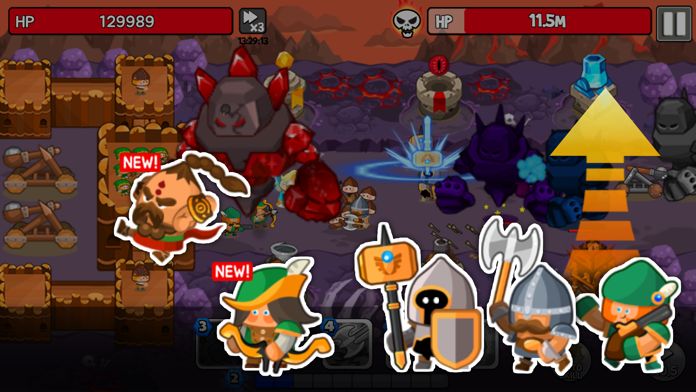 成长之塔：城堡防御TD游戏截图