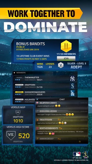 MLB Tap Sports Baseball 2020游戏截图