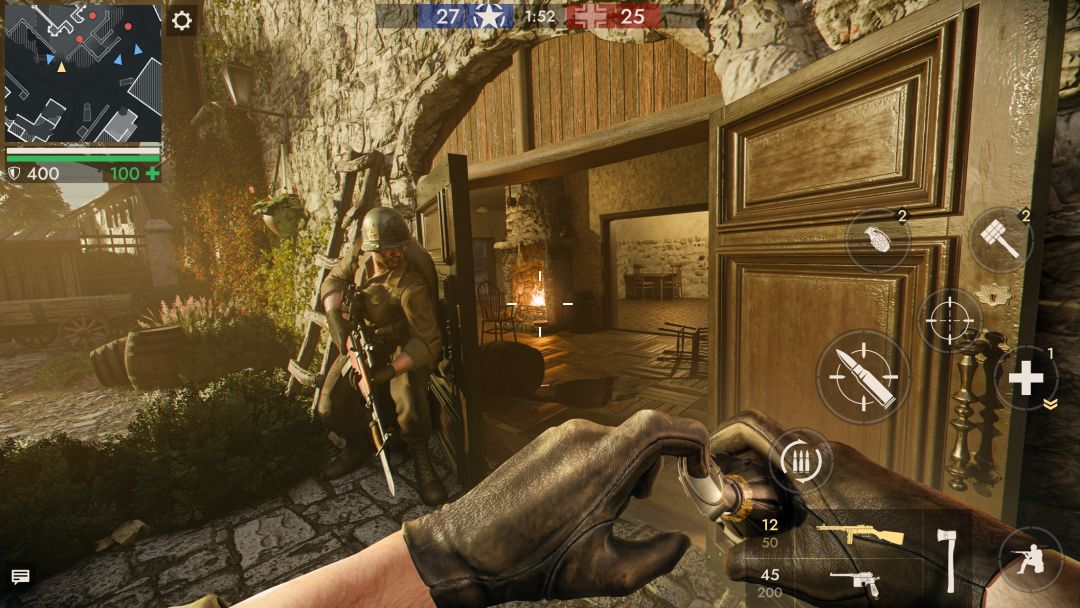 世界战争 - 英雄 : 第一人称二战射击游戏！游戏截图