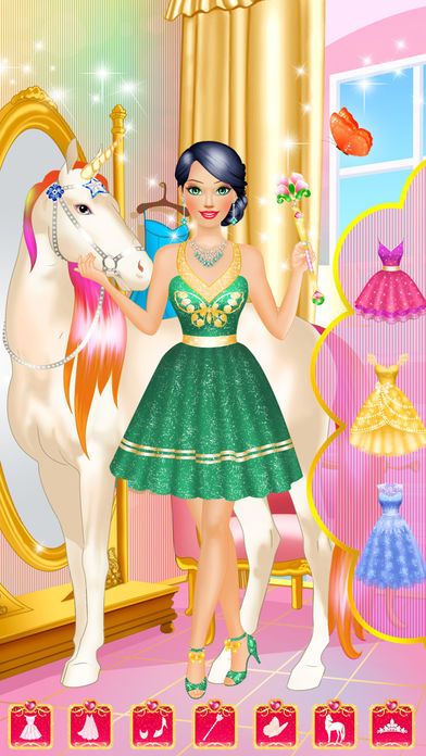 Magic Princess - Girls Makeup & Dressup Salon Game游戏截图