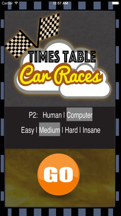 Times Table Car Races游戏截图