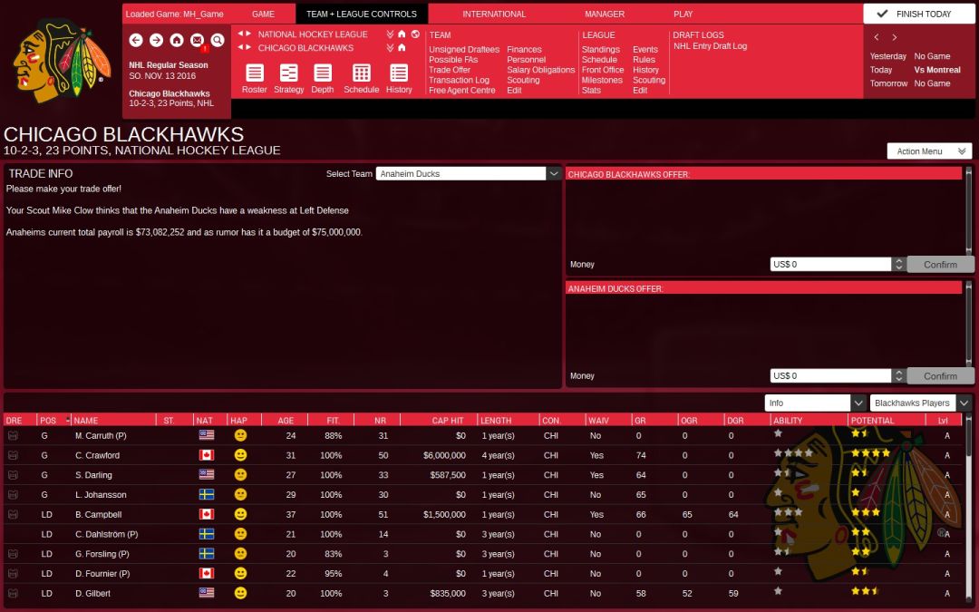 Franchise Hockey Manager 3游戏截图