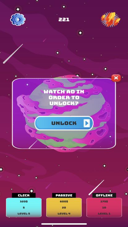 Astro Clicker游戏截图