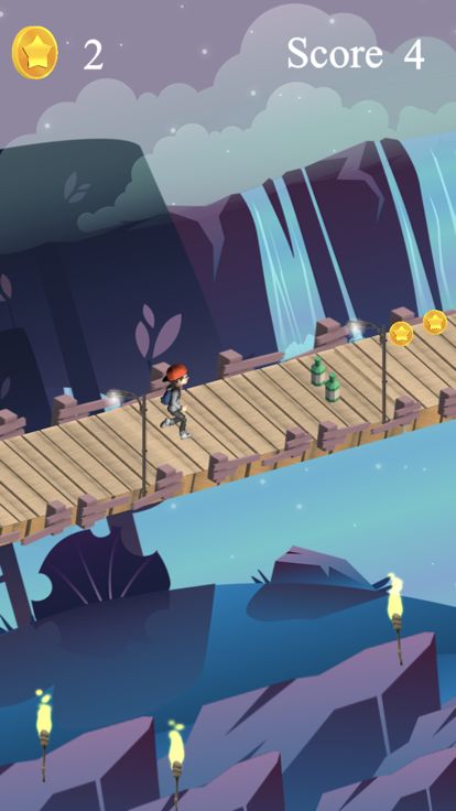 Risky Bridge Cross Runner游戏截图