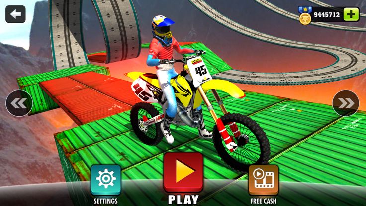 Motorbike Driving Simulator - impossible Tracks 3D游戏截图