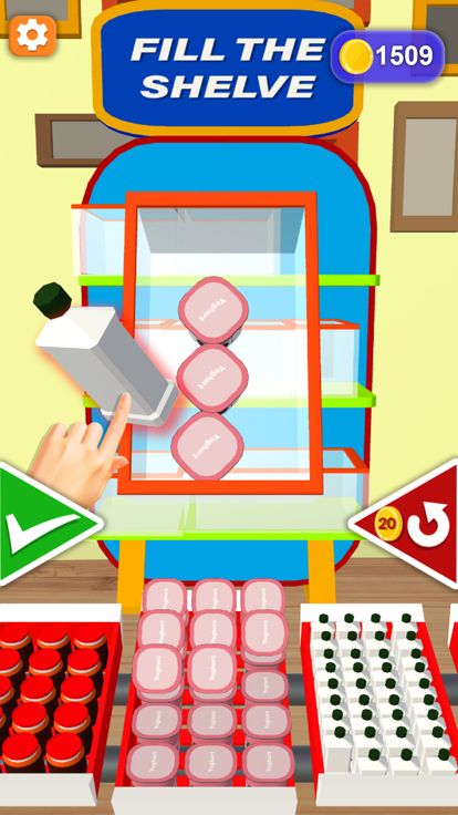 Fridge and shelves organizer游戏截图