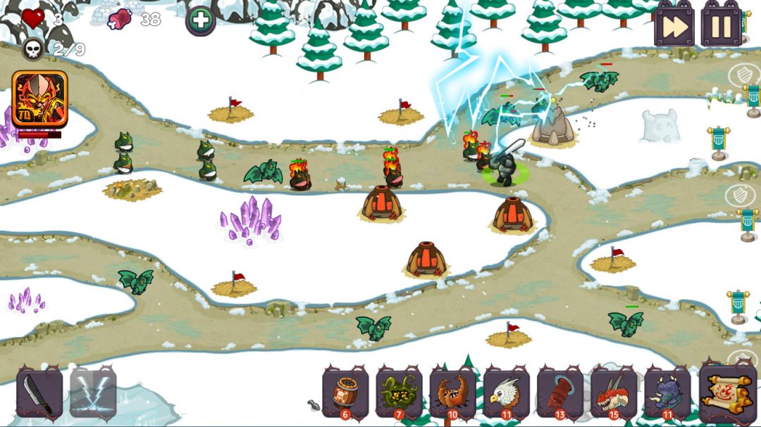 Tower Defense - Fantasy Legends Tower Game游戏截图