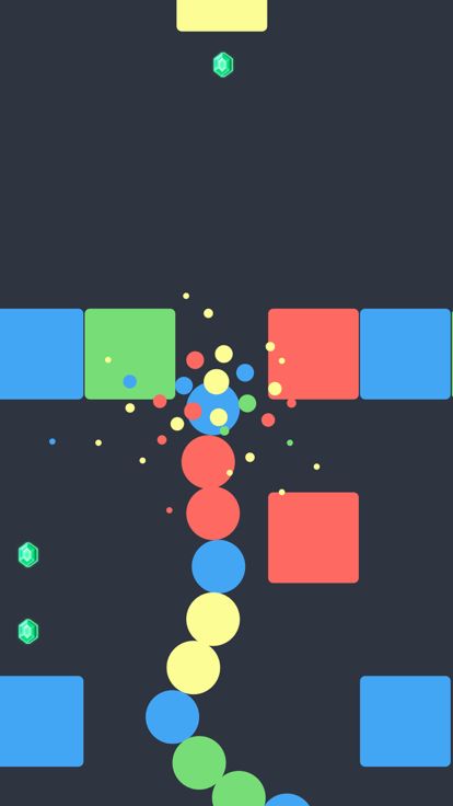 贪吃蛇遇上打方块 ！游戏截图