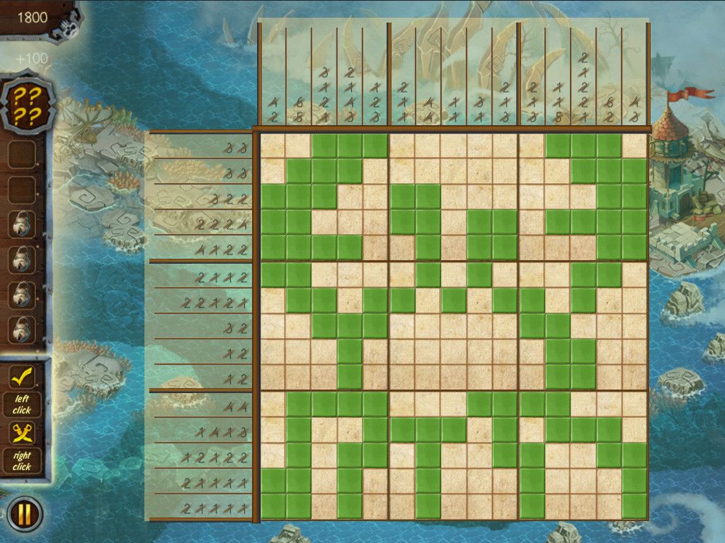 Griddlers Legend Of The Pirates游戏截图