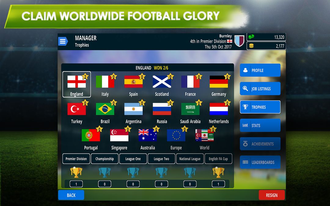 Championship Manager 17游戏截图